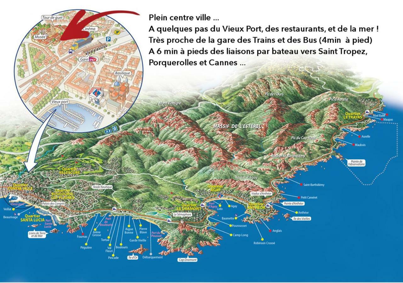 Studio Liberte Plein Centre Saint-Raphaël Zewnętrze zdjęcie